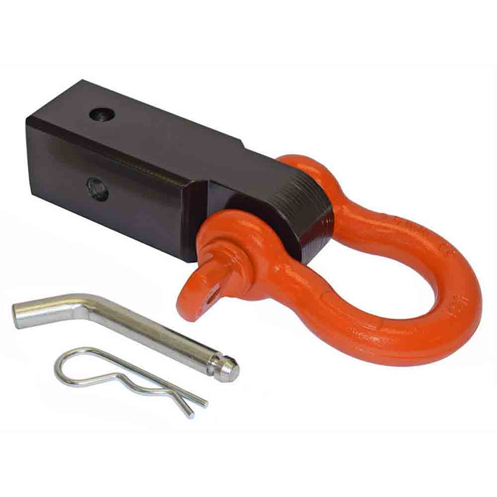 Tow Strap Shackle Mount for 2-1/2 Inch Receivers