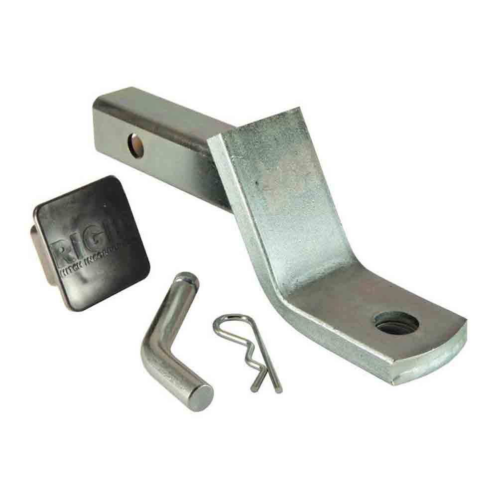 Ball Mount Kit - 2 Inch Drop or 1-1/4 Inch Rise - 6 Inch Length