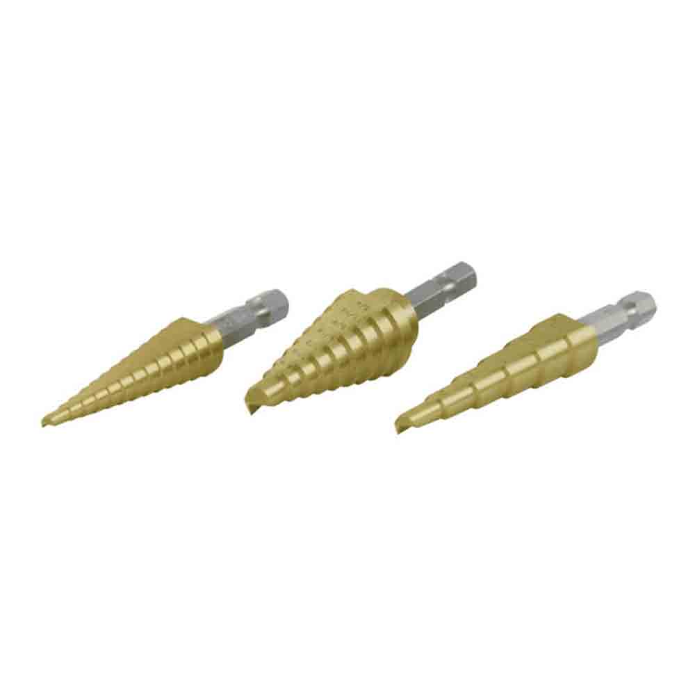 Step Drill Set - 3-Piece