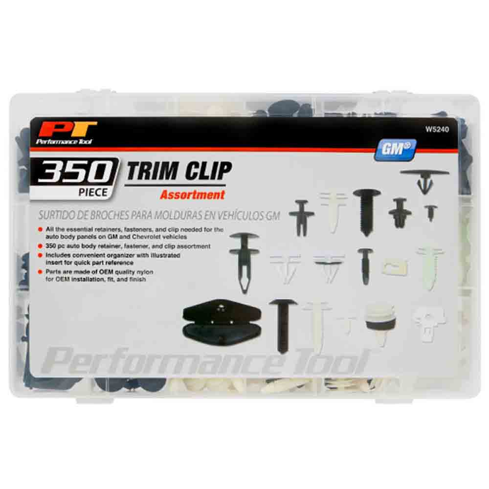 GM Trim Clip Assortment - 350 Pieces