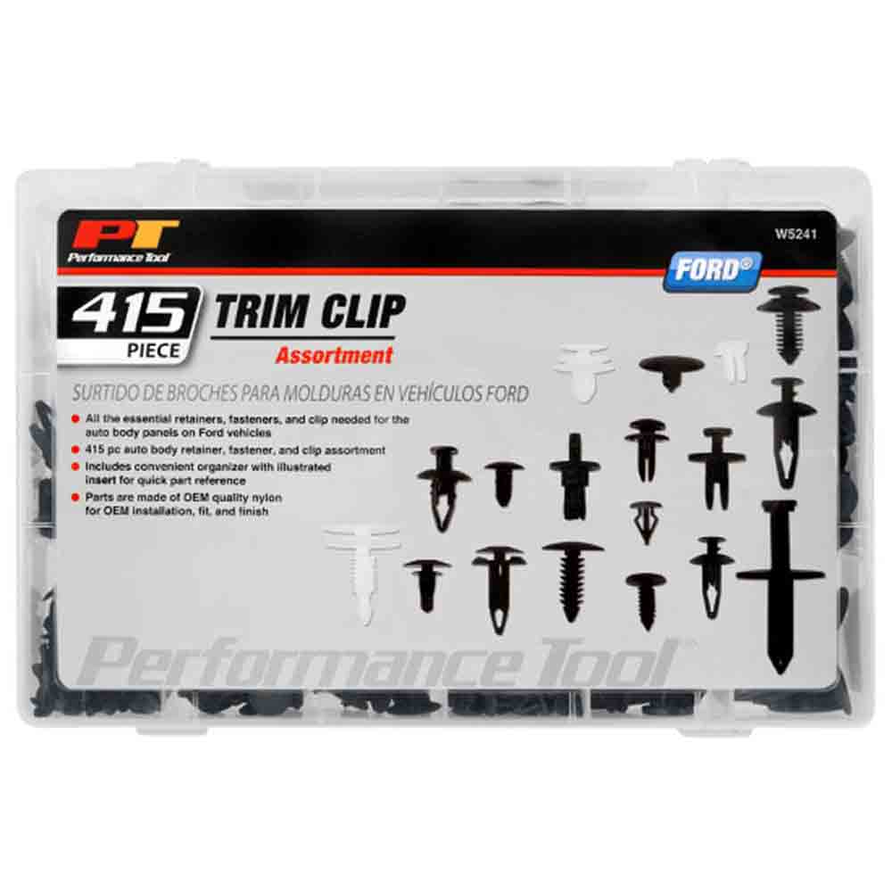 Ford Trim Clip Assortment - 415-Pieces