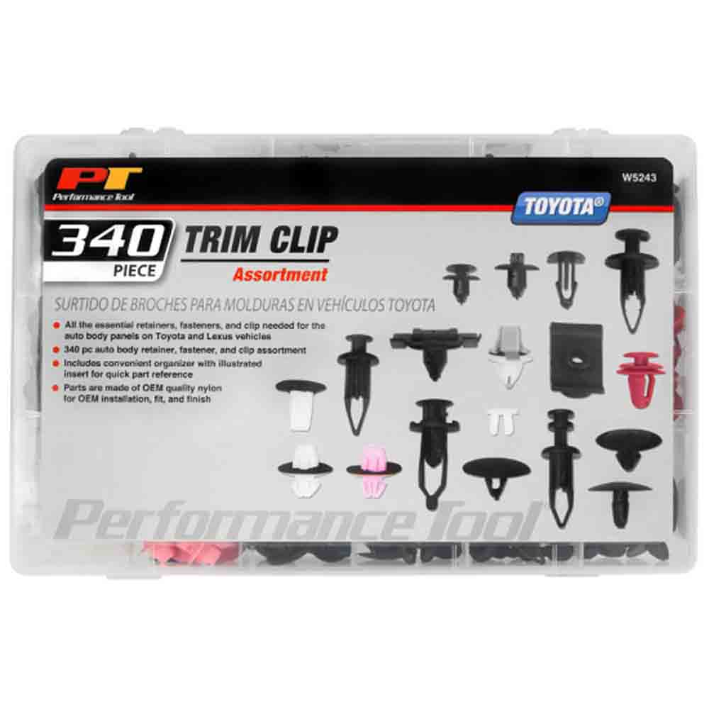 Toyota Trim Clip Assortment - 340-Pieces