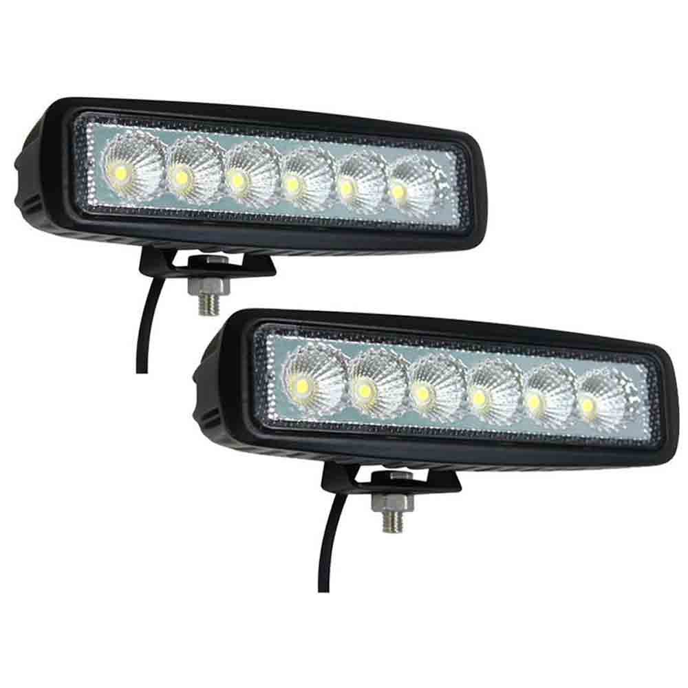 LED Rectangular Flood Lights - Pair