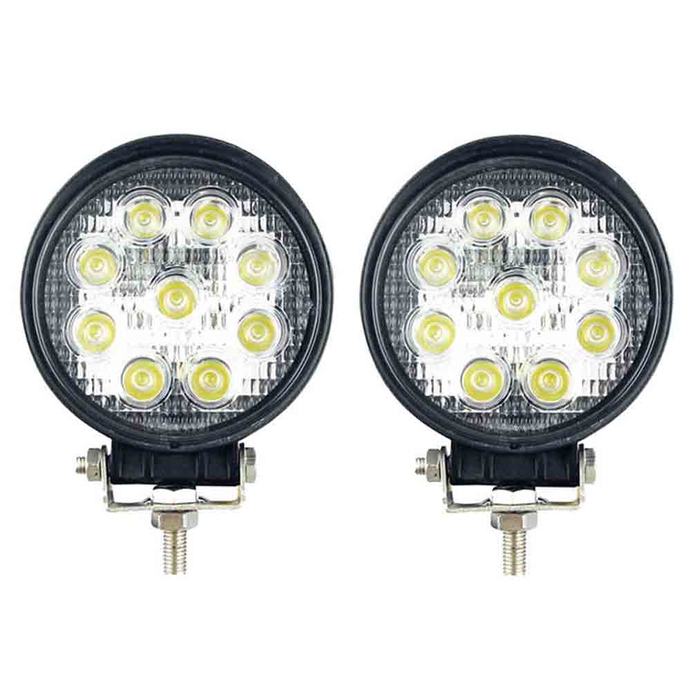 LED Round Flood Lights - Pair